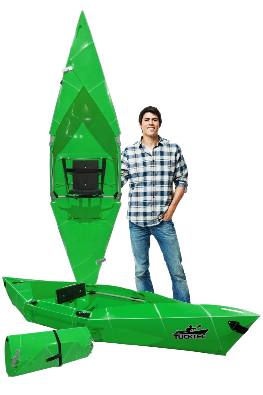 BOTO Ten Pound Fold-up Kayak | 2 minute assembly | Folding Portable Kayak